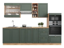 Mueble de cocina green-gold country/gold power roble 280x60x81.6 fame-line