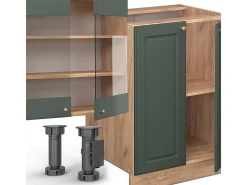 Mueble de cocina green-gold country/gold power roble 300x46x81.6 fame-line