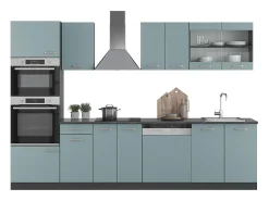 Mueble de cocina gris azulado/antracita 300x60x81.6 r-line