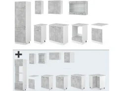 Mueble de cocina hormigón 300x46x81.6 r-line