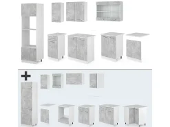 Mueble de cocina hormigón 300x60x81.6 r-line