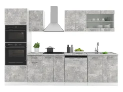 Mueble de cocina hormigón 300x46x81.6 r-line