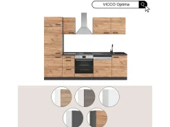 Mueble de cocina oro power roble/antracita 270x57.1x81.6 optima
