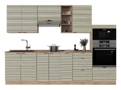 Mueble de cocina panel de roble/roble goldkraft 280x60x81.6 fame-line