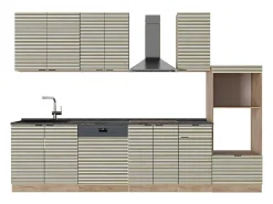 Mueble de cocina panel de roble/roble goldkraft 300x60x81.6 fame-line