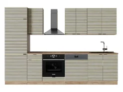 Mueble de cocina panel de roble/roble goldkraft 300x60x81.6 fame-line