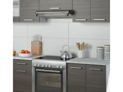 Mueble de cocina precioso gris/blanco 240x60x81.6 raul