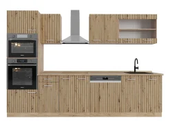 Mueble de cocina roble artesanal/roble dorado 300x46x81.6 r-line