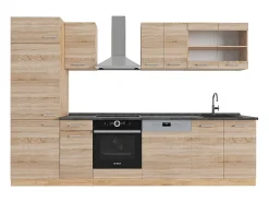 Mueble de cocina roble sonoma/goldkraft 300x60x81.6 r-line