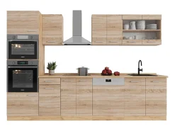 Mueble de cocina roble sonoma/goldkraft 300x60x81.6 r-line