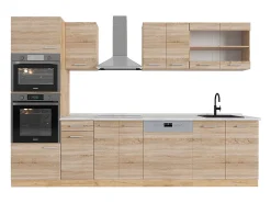 Mueble de cocina roble sonoma/goldkraft 300x60x81.6 r-line