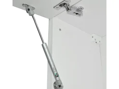 Mueble de cocina sonoma/blanco 240x60x81.6 raul
