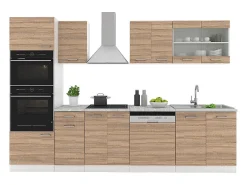 Mueble de cocina sonoma/blanco 300x60x81.6 r-line