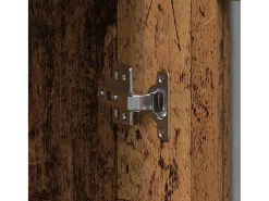 Mueble de pared de 2 piezas, madera antigua, 69,5 x 34 x 90 cm