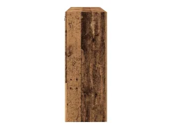Mueble de pared de 2 piezas, madera antigua, 69,5 x 34 x 90 cm
