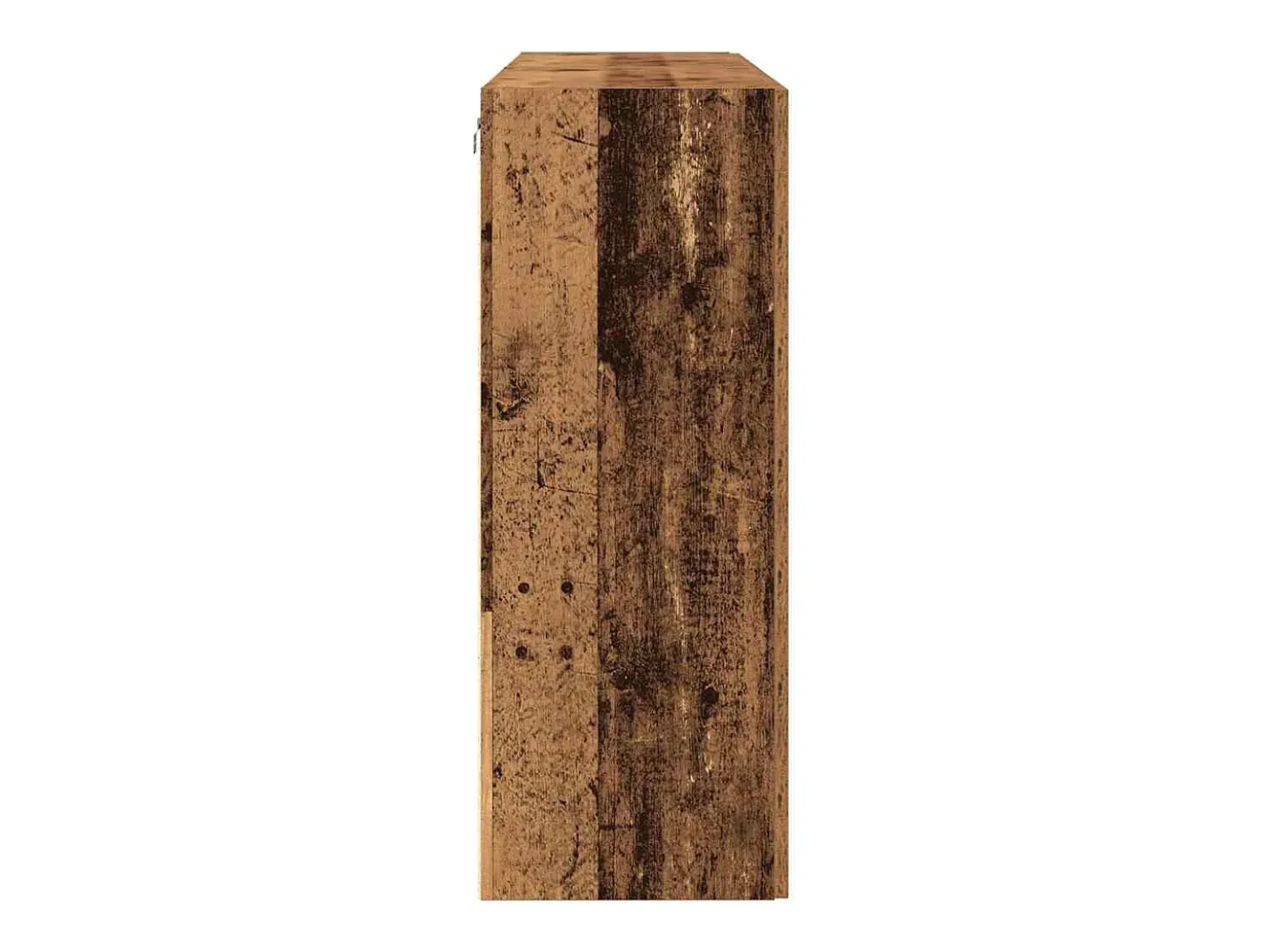 Mueble de pared de 2 piezas, madera antigua, 69,5 x 34 x 90 cm