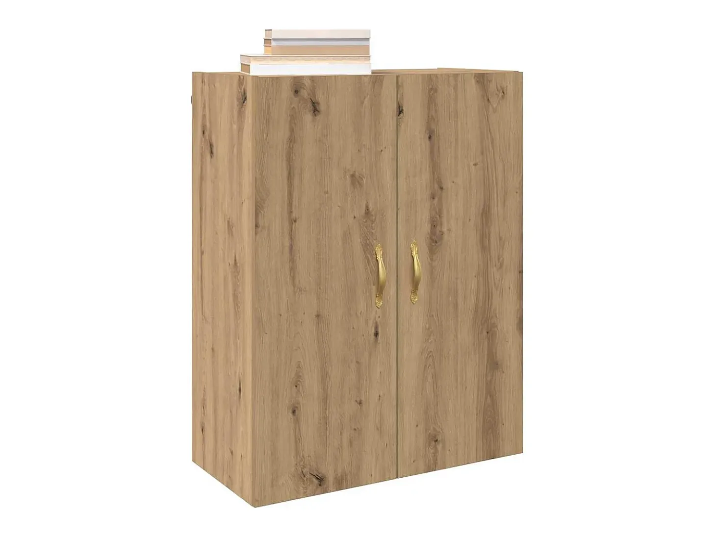 Mueble de pared de roble hecho a mano 69,5 x 34 x 90 cm