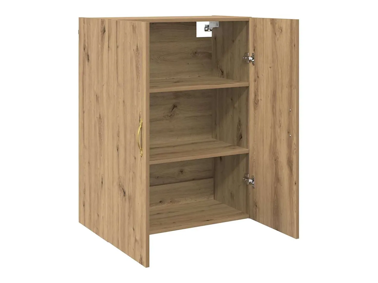 Mueble de pared de roble hecho a mano 69,5 x 34 x 90 cm