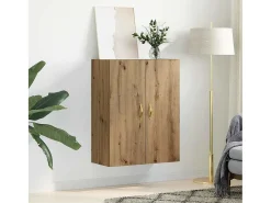 Mueble de pared de roble hecho a mano 69,5 x 34 x 90 cm