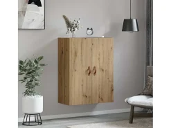Mueble de pared marrón 69,5 x 34 x 90 cm Madera de ingeniería