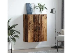 Mueble de pared marrón 69,5 x 34 x 90 cm Madera de ingeniería