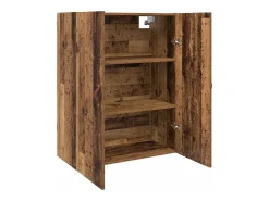 Mueble de pared marrón 69,5 x 34 x 90 cm Madera de ingeniería