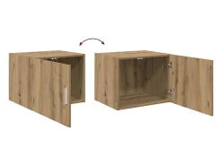 Mueble de pared Montaje a pared con puerta roble artesanal 50 x 42,5 x 40 cm