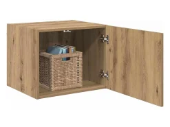 Mueble de pared Montaje a pared con puerta roble artesanal 50 x 42,5 x 40 cm