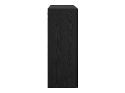 Mueble de pared negro 69,5 x 34 x 90 cm Madera de ingeniería