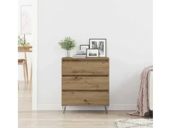 Mueble de TV con cajones Roble Artés 60x35x70 cm Madera de ingeniería