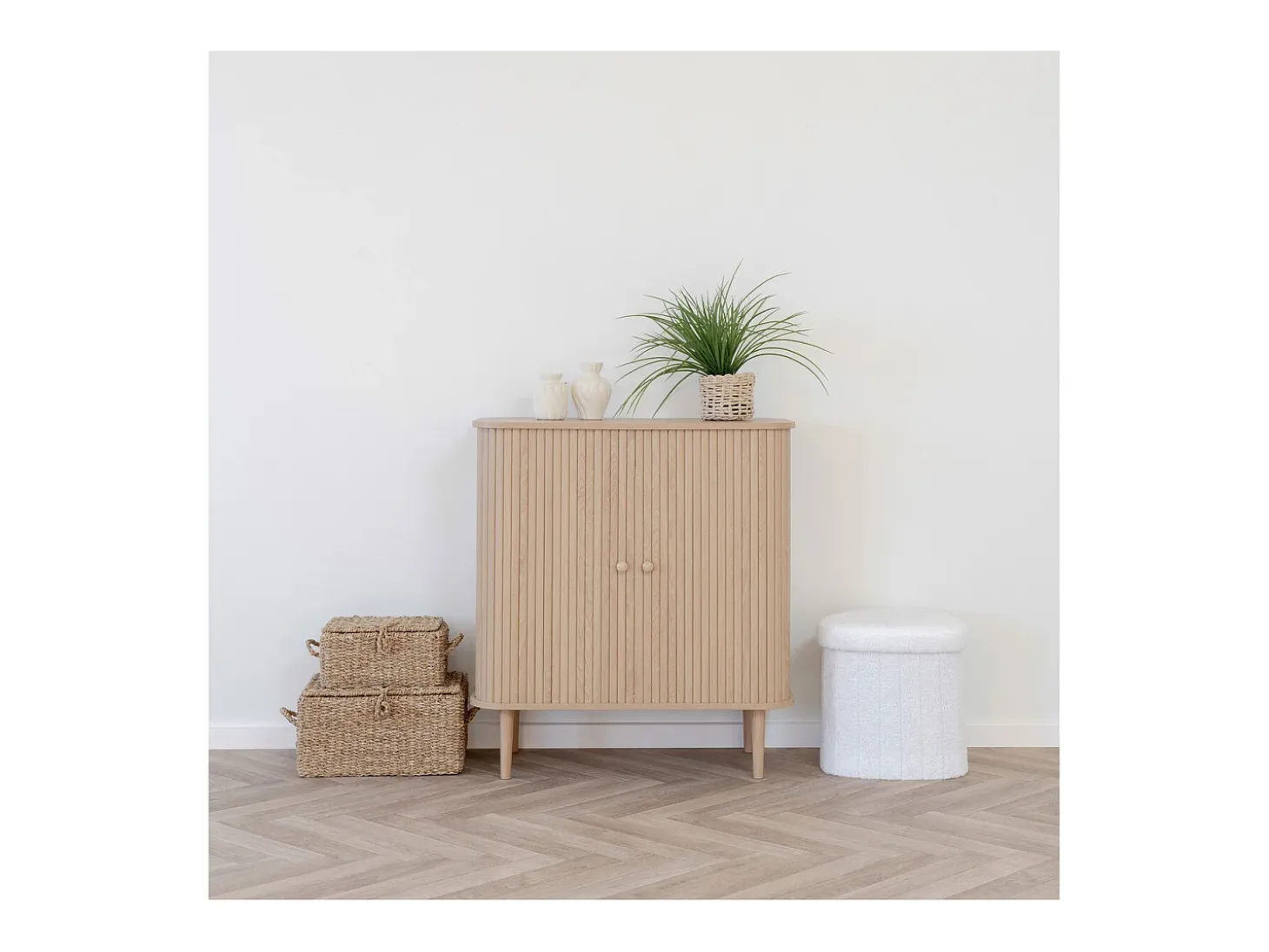 Mueble Multiusos Nikko, Marrón, 80x40x87 cm, Kendra Home