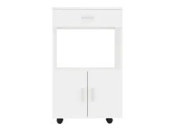 Mueble móvil de cocina haaus Arno, 1 cajón, 2 puertas, blanco, 60 x 35 x 100 cm