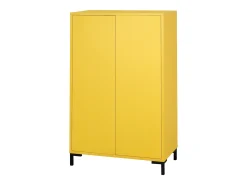 Mueble organizador multiusosa amarillo VERNER