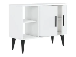 Mueble zapatero blanco moderno para recibidor y salón 90x35x70cm Arizona - Blanco