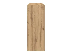 Muebles de pared de 2 piezas en roble artesano 69,5 x 34 x 90 cm en madera técnica.