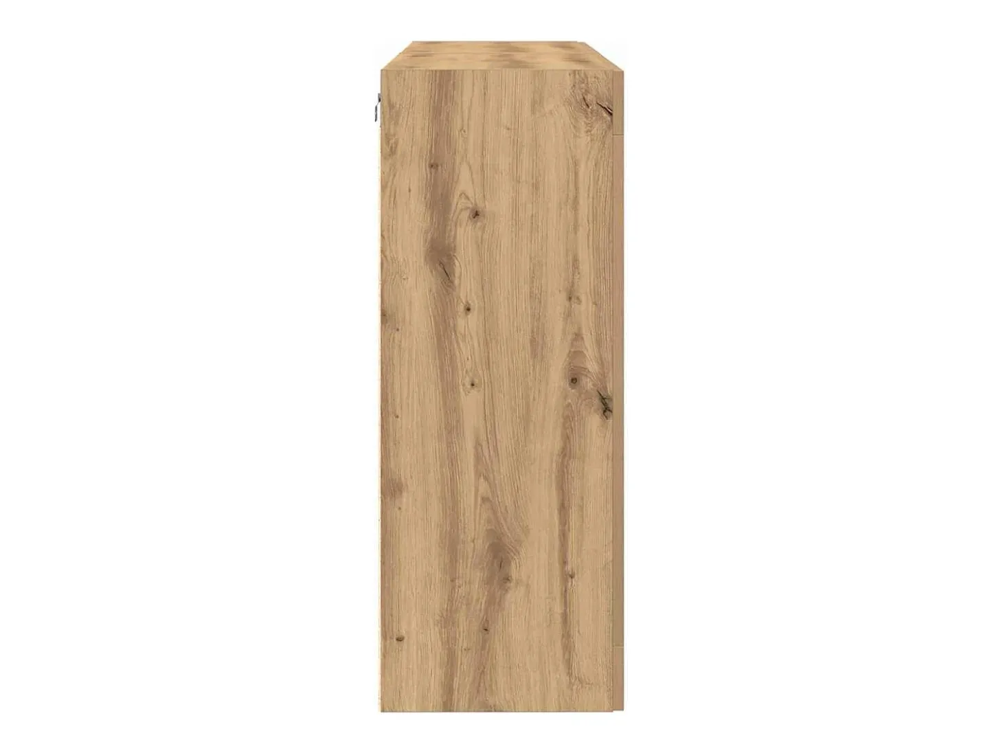 Muebles de pared de 2 piezas en roble artesano 69,5 x 34 x 90 cm en madera técnica.