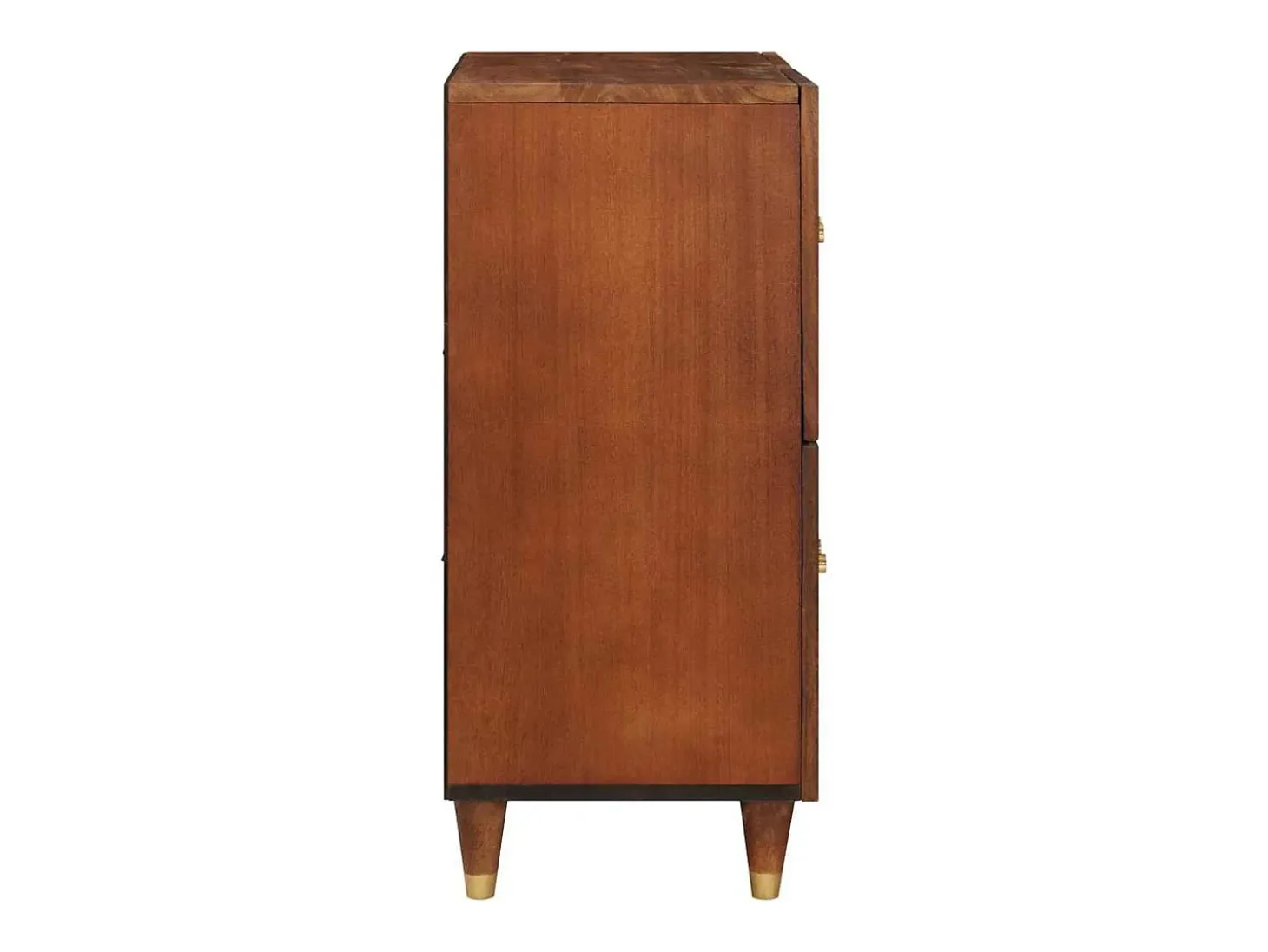 Muebles y estantes de almacenamiento de medios marrones