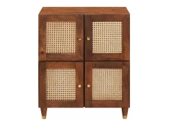 Muebles y estantes de almacenamiento de medios marrones