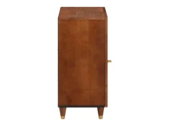 Muebles y estantes de almacenamiento de medios marrones