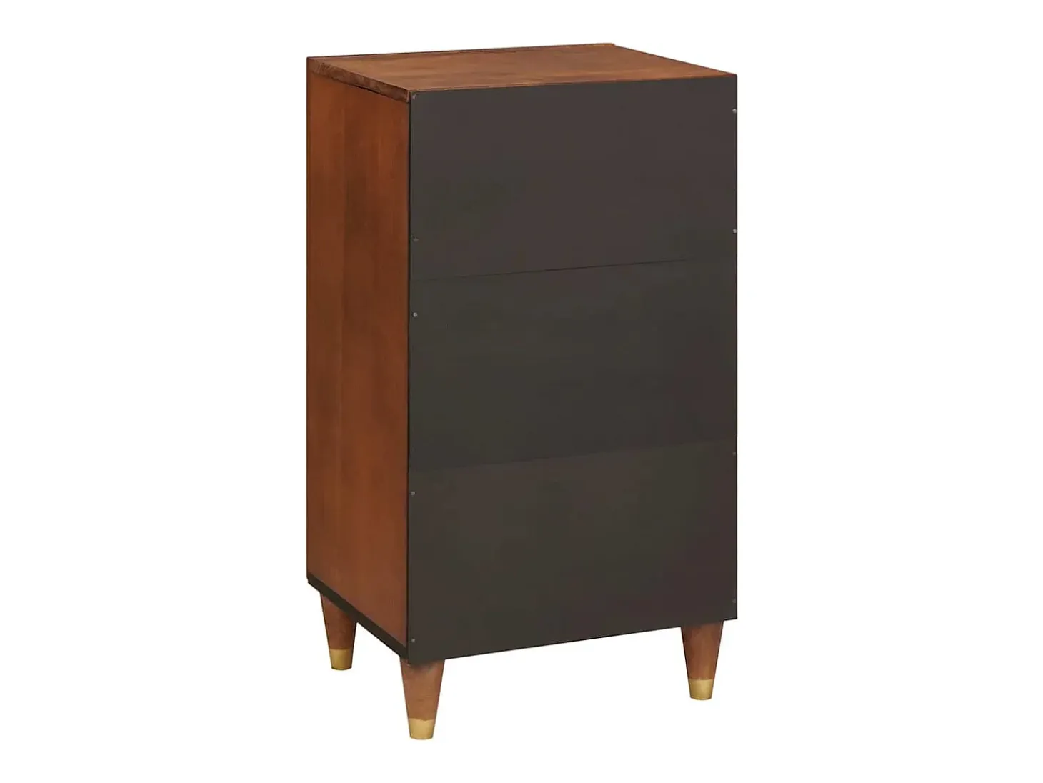 Muebles y estantes de almacenamiento de medios marrones