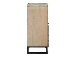 Muebles y estantes para almacenamiento de medios en blanco y negro