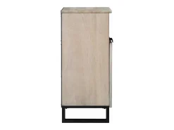 Muebles y estantes para almacenamiento de medios en blanco y negro