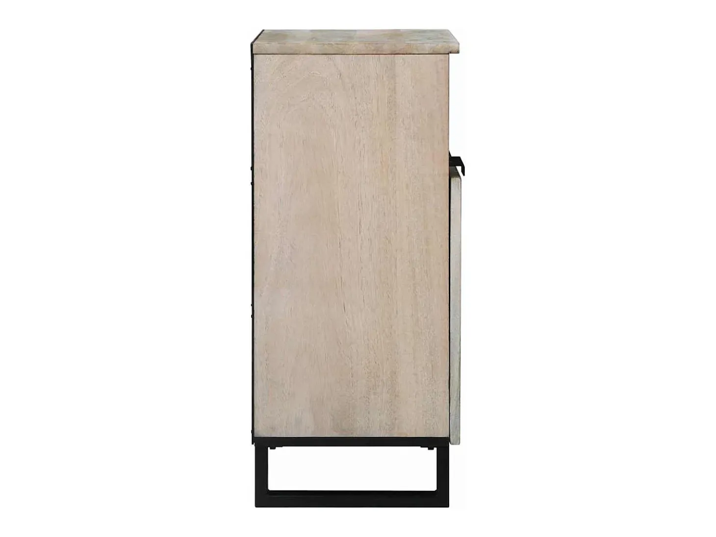Muebles y estantes para almacenamiento de medios en blanco y negro