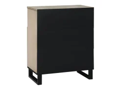 Muebles y estantes para almacenamiento de medios en blanco y negro