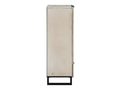 Muebles y estantes para almacenamiento de medios en blanco y negro