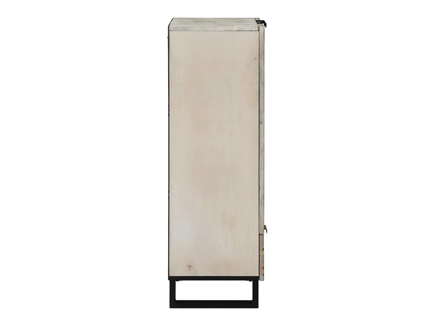Muebles y estantes para almacenamiento de medios en blanco y negro