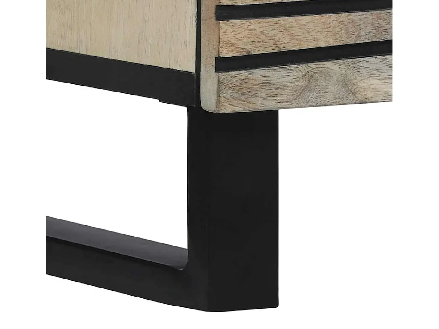 Muebles y estantes para almacenamiento de medios en blanco y negro