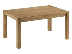 Nevada - Mesa extensible (160/240 x 90 cm) en chapa de roble marrón