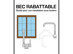 New Oslo mezclador para fregadero abatible oro cepillado Essebagno