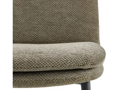 NOLAN-Silla de bar de tela Luxury Marron (x2)